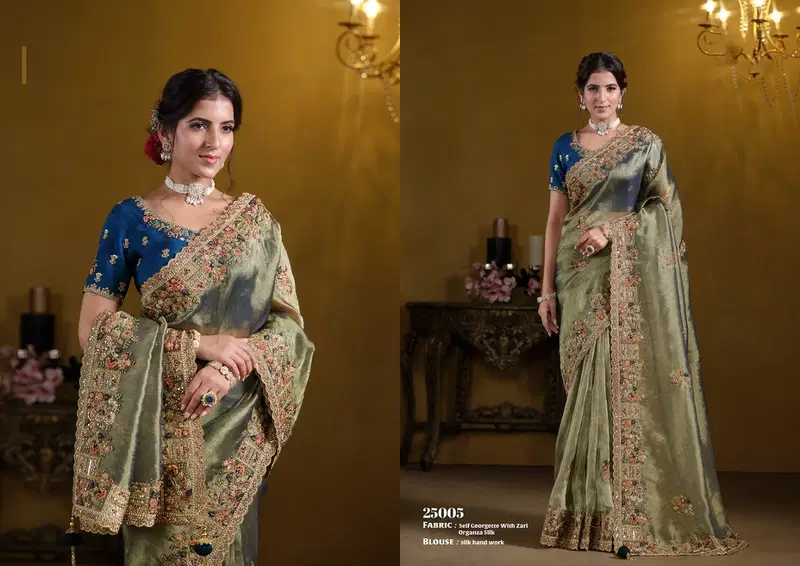 Rajasvi By Mahotsav Designer Wedding Wear Saree Wholesale Price